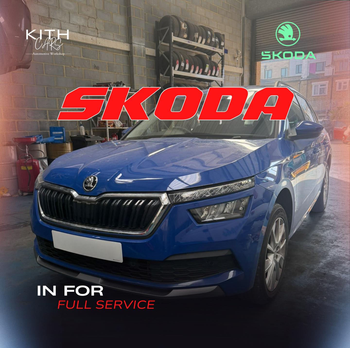 Skoda full service in KITHCARS workshop