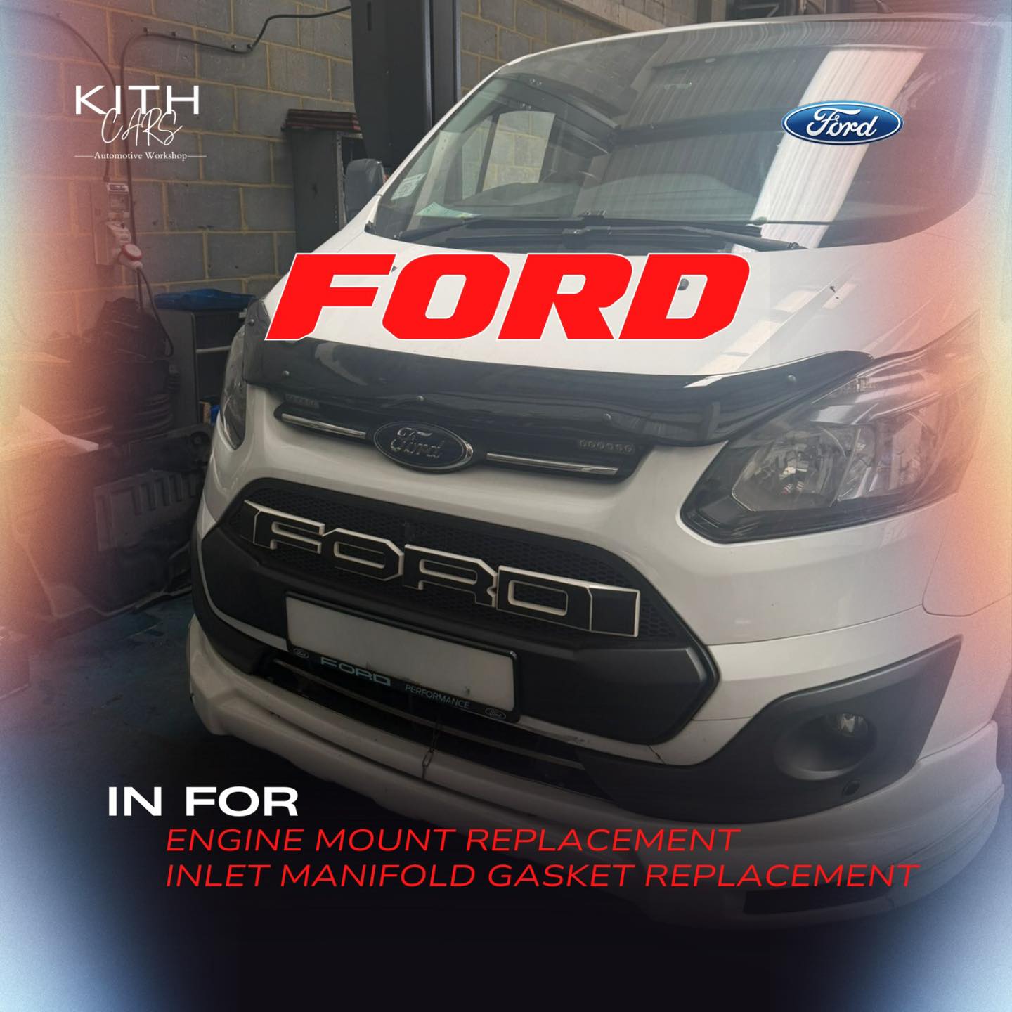 Ford Transit Custom engine mount and inlet manifold gasket