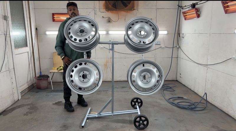 Wheels ready for fitting